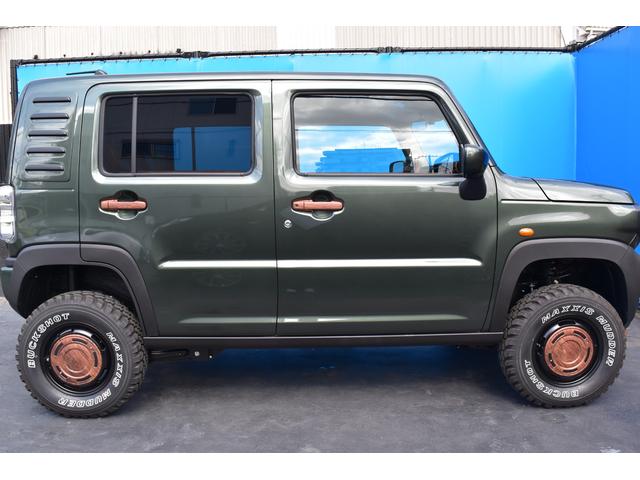 ハスラー スズキ ハイブリッドｇターボ ｒｅａｌｓｐｅｅｄデモカー 東京オートサロン２０２２出展車 ４インチリフトアップ 全方位カメラ １０インチフルセグナビ ナビ連動前後後ライブレコーダー ｅｔｃ 木目ラッピング ３年アフター保証 大阪府 ハイブリッドｇ