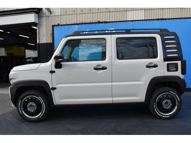 ハスラー タフワイルドターボ 全方位カメラ付9インチナビ オリジナルエアロ リアバンパーブラックペイント ガラスリッド 1インチリフトアップ CISCOtype2ホイール オープンカントリーR/Tホワイトレター マフラーカッター(8枚目)