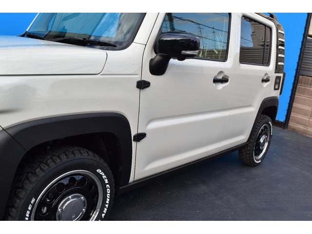 ハスラー タフワイルドターボ 全方位カメラ付9インチナビ オリジナルエアロ リアバンパーブラックペイント ガラスリッド 1インチリフトアップ CISCOtype2ホイール オープンカントリーR/Tホワイトレター マフラーカッター(10枚目)