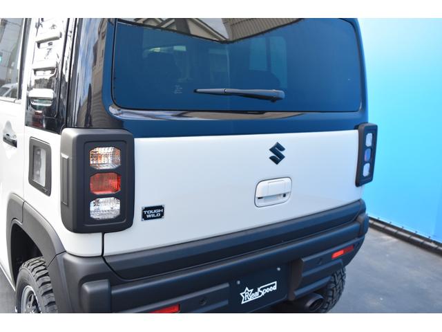 ハスラー タフワイルドターボ 全方位カメラ付9インチナビ オリジナルエアロ リアバンパーブラックペイント ガラスリッド 1インチリフトアップ CISCOtype2ホイール オープンカントリーR/Tホワイトレター マフラーカッター(13枚目)