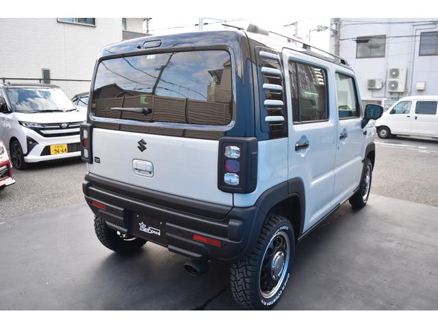 ハスラー タフワイルドターボ 全方位カメラ付9インチナビ オリジナルエアロ リアバンパーブラックペイント ガラスリッド 1インチリフトアップ CISCOtype2ホイール オープンカントリーR/Tホワイトレター マフラーカッター(14枚目)