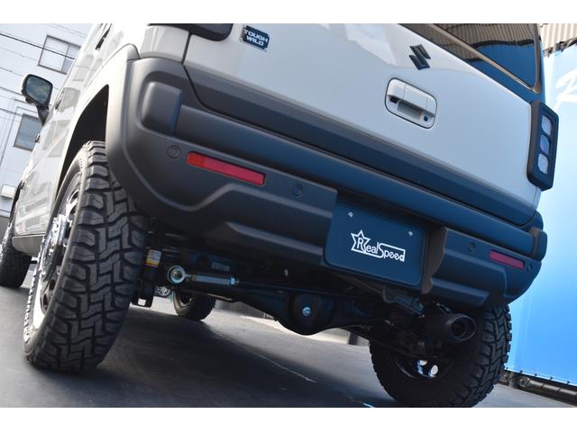 ハスラー タフワイルドターボ 全方位カメラ付9インチナビ オリジナルエアロ リアバンパーブラックペイント ガラスリッド 1インチリフトアップ CISCOtype2ホイール オープンカントリーR/Tホワイトレター マフラーカッター(15枚目)