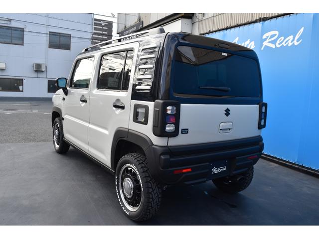 ハスラー タフワイルドターボ 全方位カメラ付9インチナビ オリジナルエアロ リアバンパーブラックペイント ガラスリッド 1インチリフトアップ CISCOtype2ホイール オープンカントリーR/Tホワイトレター マフラーカッター(16枚目)