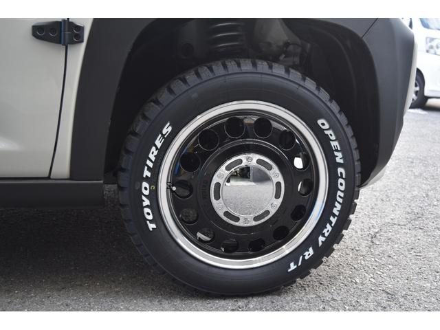 ハスラー タフワイルドターボ 全方位カメラ付9インチナビ オリジナルエアロ リアバンパーブラックペイント ガラスリッド 1インチリフトアップ CISCOtype2ホイール オープンカントリーR/Tホワイトレター マフラーカッター(21枚目)