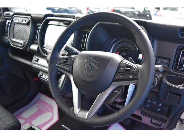 ハスラー タフワイルドターボ 全方位カメラ付9インチナビ オリジナルエアロ リアバンパーブラックペイント ガラスリッド 1インチリフトアップ CISCOtype2ホイール オープンカントリーR/Tホワイトレター マフラーカッター(25枚目)