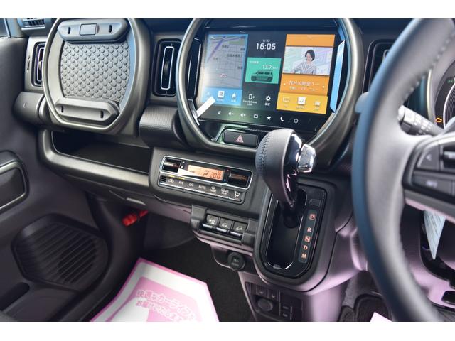 ハスラー タフワイルドターボ 全方位カメラ付9インチナビ オリジナルエアロ リアバンパーブラックペイント ガラスリッド 1インチリフトアップ CISCOtype2ホイール オープンカントリーR/Tホワイトレター マフラーカッター(30枚目)