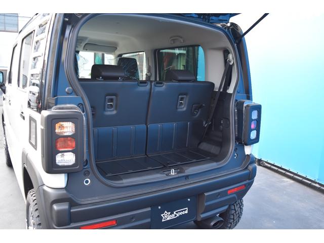 ハスラー タフワイルドターボ 全方位カメラ付9インチナビ オリジナルエアロ リアバンパーブラックペイント ガラスリッド 1インチリフトアップ CISCOtype2ホイール オープンカントリーR/Tホワイトレター マフラーカッター(45枚目)