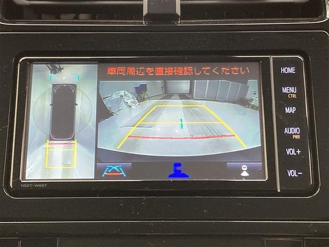 プリウス ＳセーフティプラスＩＩ　トヨタセーフティセンス　純正ナビ　フルセグＴＶ　パノラミックビューモニター　ＢＳＭ　コムテック製ドライブレコーダー　レーダークルーズコントロール　ナノイーエアコン　ＬＥＤヘッドライト　ＡＣ１００Ｖ電源（8枚目）