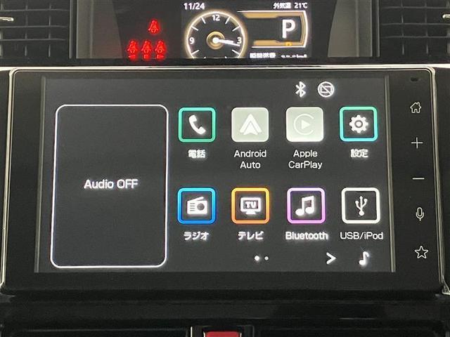 ルーミー カスタムＧ－Ｔ　９インチディスプレイオーディオ　全方位カメラ　シートヒーター　両Ｐスラ　ＥＴＣ　フルセグＴＶ　ＬＥＤヘッドライト　スマートキー　ターボ車　スマートアシスト　ブルートゥース接続　純正１４ＡＷ（6枚目）