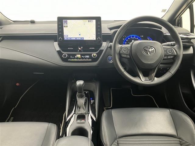 カローラツーリング ハイブリッド　ダブルバイビー　９インチディスプレイオーディオナビ　バックモニター　ＢＳＭ　シートヒーター　ステアリングヒーター　ＥＴＣ２．０　　ＬＥＤヘッドライト　　トヨタセーフティセンス　純正１７ＡＷ　ブルートゥース接続（2枚目）