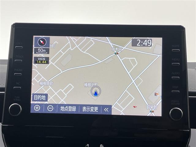 カローラツーリング ハイブリッド　ダブルバイビー　９インチディスプレイオーディオナビ　バックモニター　ＢＳＭ　シートヒーター　ステアリングヒーター　ＥＴＣ２．０　　ＬＥＤヘッドライト　　トヨタセーフティセンス　純正１７ＡＷ　ブルートゥース接続（6枚目）