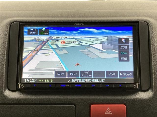 ハイエースバン ロングDX 社外ナビ 社外ドラレコ 6人乗り 積載量1250kg セーフティセンス マニュアルエアコン パワーウィンドウ(運転席) CD再生 USB接続 キーレスエントリー ETC(7枚目)