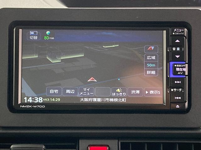 タント L 純正ナビ バックモニター ETC フルセグTV LEDヘッドライト スマートアシスト マニュアルエアコン CD/DVD再生 キーレスエントリー ブルートゥース接続 ETC アイドリングストップ(6枚目)