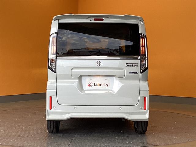 スペーシアカスタム ハイブリッドＧＳ　片側電動スライドドア　クリアランスソナー　オートクルーズコントロール　衝突被害軽減システム　電子パーキング　オートブレーキホールド　オートライト　スマートキー　電動格納ミラー　シートヒーター（7枚目）