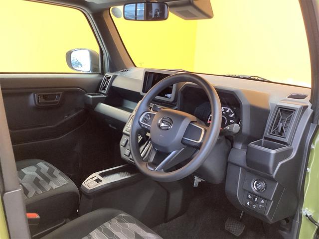 タフト X バックカメラ クリアランスソナー 衝突被害軽減システム オートライト スマートキー アイドリングストップ 電動格納ミラー ガラスルーフ CVT ESC エアコン パワーウィンドウ 運転席エアバッグ(19枚目)