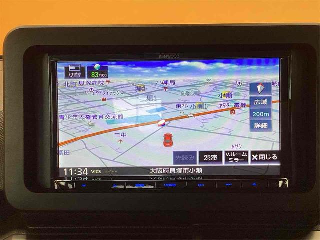 タフト Ｇ　ＥＴＣ　バックカメラ　ナビ　ＴＶ　クリアランスソナー　衝突被害軽減システム　オートライト　スマートキー　アイドリングストップ　電動格納ミラー　シートヒーター　サンルーフ　ＣＶＴ（5枚目）