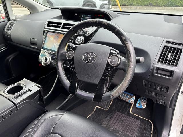 プリウスアルファ Ｓ　チューン　ブラックＩＩ　ワンオーナー車　アルパイン９インチナビ　モデリスタエアロ　フルセグＴＶ　Ｂｌｕｅｔｏｏｔｈ接続　ＤＶＤ再生可能　バックカメラ　シートヒーター　スマートキー　ＥＴＣ（16枚目）