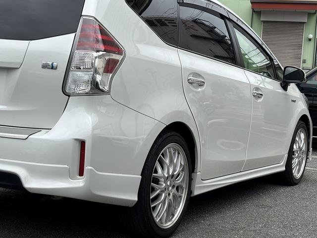 プリウスアルファ Ｓ　チューン　ブラックＩＩ　ワンオーナー車　アルパイン９インチナビ　モデリスタエアロ　フルセグＴＶ　Ｂｌｕｅｔｏｏｔｈ接続　ＤＶＤ再生可能　バックカメラ　シートヒーター　スマートキー　ＥＴＣ（52枚目）