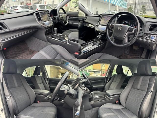 クラウンハイブリッド アスリートＳ　禁煙　メーカーナビ　フルセグテレビ　バックカメラ　スマートキー　パワーシート　シートヒーター　クルコン　ハンドルヒーター　純正１７インチアルミ（7枚目）