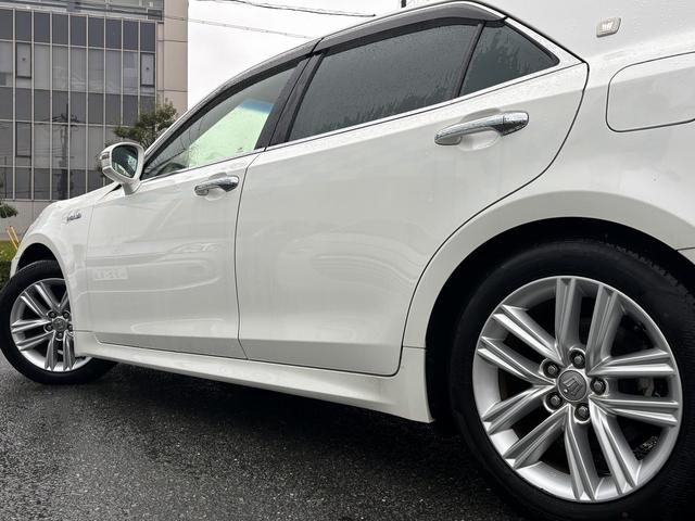 クラウンハイブリッド アスリートＳ　禁煙　メーカーナビ　フルセグテレビ　バックカメラ　スマートキー　パワーシート　シートヒーター　クルコン　ハンドルヒーター　純正１７インチアルミ（55枚目）