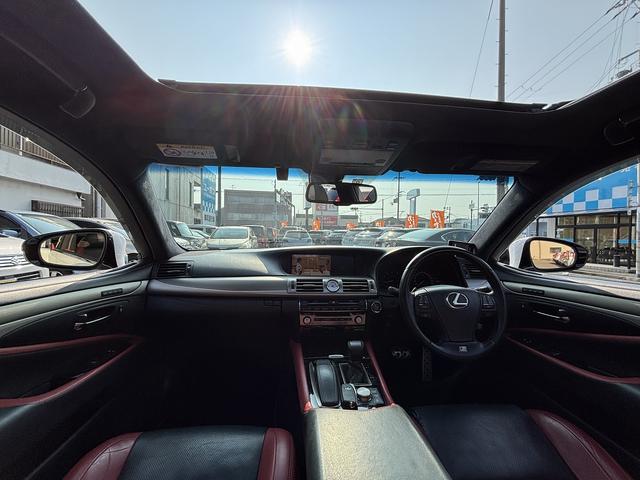 ＬＳ ＬＳ４６０　ＦスポーツＸライン　サンルーフ・革シート・シートヒーター・エアーシート・ハンドルヒーター・ＢＳＭ・Ｆ席パワーシート・Ｒカメラ・クルコン・スマートキー・ＥＴＣ（10枚目）