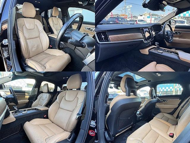 Ｓ９０ Ｔ６　ＡＷＤ　インスクリプション　ユーザー買取車両　メーカーナビ　Ｂｏｗｅｒｓ＆Ｗｉｌｋｉｎｓ　全周囲モニター　ヘッドアップディスプレイ　ブラインドスポット　衝突軽減システム　レーンキープ　パークアシスト　エアーシート　シートヒーター（12枚目）