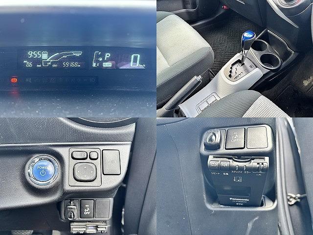 アクア Ｓ　ユーザー買取　社外フルセグナビ（ＣＮ－Ｒ３００ＷＤ）　バックモニター　ＥＴＣ　プッシュスタート　スマートキー（9枚目）