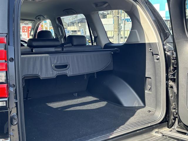ランドクルーザープラド TX Lパッケージ マットブラックエディション 禁煙車 セーフティセンス ブラックルーフレール バックカメラ サイドカメラ エアーシート シートヒーター ETC 黒革シート 純正ナビ(32枚目)