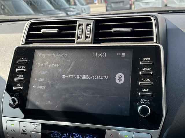 ランドクルーザープラド TX Lパッケージ マットブラックエディション 禁煙車 セーフティセンス ブラックルーフレール バックカメラ サイドカメラ エアーシート シートヒーター ETC 黒革シート 純正ナビ(37枚目)