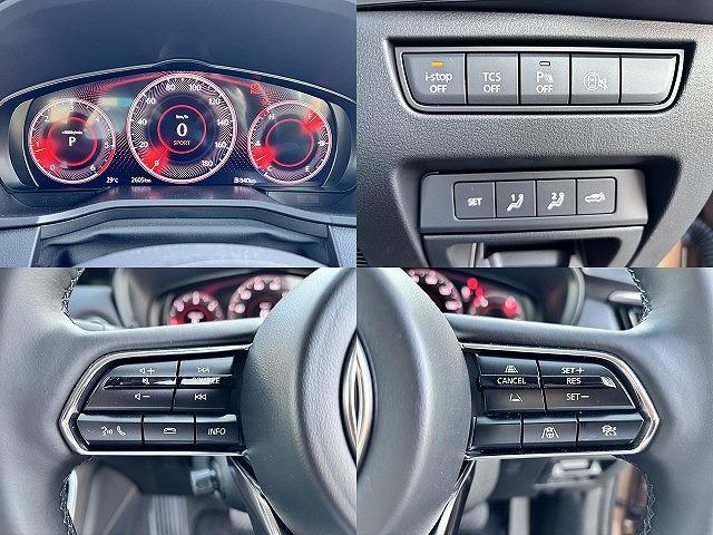 CX-80 XD Lパッケージ CarPlayナビ ドライバーモニタリング スマートブレーキサポート HUD BSM ステアリングヒーター パワーバックドア 前後シートヒーター 全周囲モニター フルセグ ベージュ革 TVキャンセラー(8枚目)