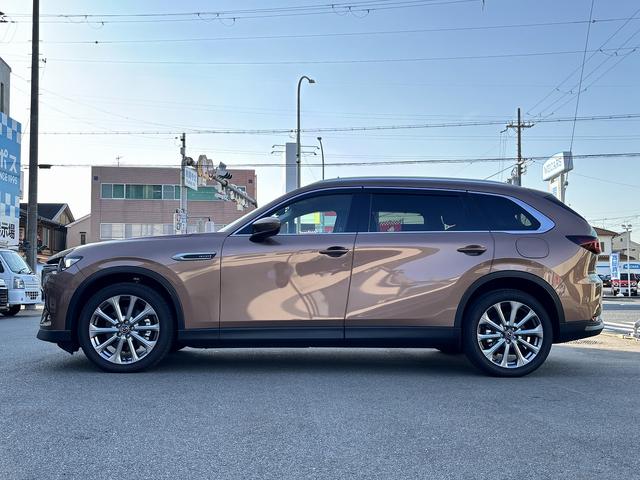 CX-80 XD Lパッケージ CarPlayナビ ドライバーモニタリング スマートブレーキサポート HUD BSM ステアリングヒーター パワーバックドア 前後シートヒーター 全周囲モニター フルセグ ベージュ革 TVキャンセラー(23枚目)