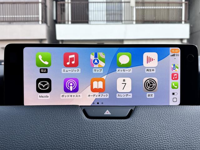 CX-80 XD Lパッケージ CarPlayナビ ドライバーモニタリング スマートブレーキサポート HUD BSM ステアリングヒーター パワーバックドア 前後シートヒーター 全周囲モニター フルセグ ベージュ革 TVキャンセラー(35枚目)