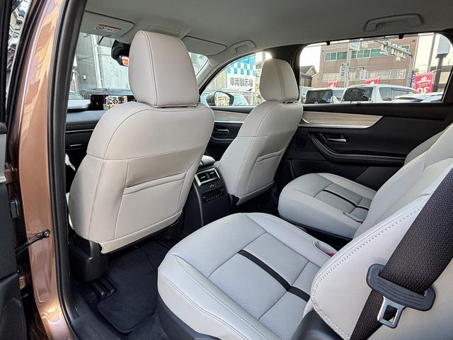 CX-80 XD Lパッケージ CarPlayナビ ドライバーモニタリング スマートブレーキサポート HUD BSM ステアリングヒーター パワーバックドア 前後シートヒーター 全周囲モニター フルセグ ベージュ革 TVキャンセラー(46枚目)