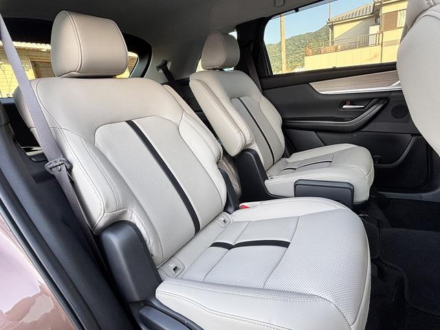 CX-80 XD Lパッケージ CarPlayナビ ドライバーモニタリング スマートブレーキサポート HUD BSM ステアリングヒーター パワーバックドア 前後シートヒーター 全周囲モニター フルセグ ベージュ革 TVキャンセラー(48枚目)