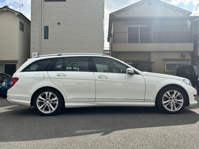 Cクラスステーションワゴン C180ブルーエフィシェンシーワゴンアバンG メーカー純正ナビ クルーズコントロール バックカメラ ETC フルセグ HIDヘッドランプ 黒革シート シートヒーター 純正17インチAW(21枚目)