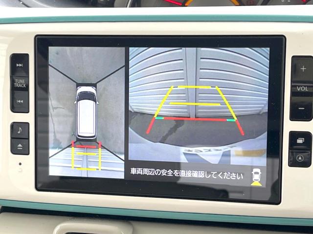 ムーヴキャンバス ＧメイクアップＶＳ　ＳＡＩＩＩ　純正８インチナビ　全周囲カメラ　両側電動スライドドア　衝突被害軽減システム　禁煙車　シートヒーター　コーナーセンサー　スマートキー　ＬＥＤヘッドライト　ＥＴＣ　１オーナー　オートハイビーム（4枚目）
