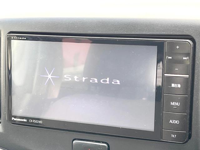プレオプラス L Stradaナビ 禁煙車 ETC 純正14インチアルミホイール Bluetooth CD/DVD再生 フルセグTV(3枚目)