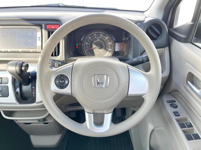 N-WGN G・ターボパッケージ ターボ 純正ナビ バックカメラ 衝突被害軽減システム 禁煙車 スマートキー HIDヘッドライト ETC オートライト オートエアコン 純正14インチAW Bluetooth CD/DVD再生 地デジ(11枚目)