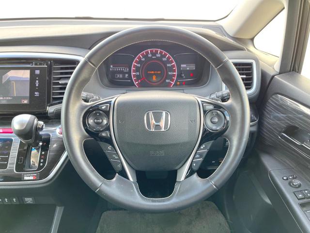 オデッセイ アブソルート・ＥＸ　ホンダメーカーナビ　両側電動ドア　全周囲カメラ　衝突被害軽減システム　禁煙車　ハーフレザーシート　運転席パワーシート　スマートキー　ＬＥＤヘッド　ビルトインＥＴＣ　オートライト　オートエアコン（12枚目）