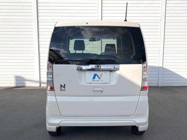 N-BOX G SSパッケージ 純正ナビ 両側電動ドア バックカメラ 衝突軽減装置 禁煙車 前席シートヒーター ドラレコ スマートキー HIDヘッド ビルトインETC オートライト Bluetooth CD/DVD再生 フルセグ(16枚目)