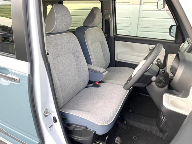 ムーヴキャンバス ストライプスＧ　純正ナビ　両側電動ドア　バックカメラ　衝突被害軽減システム　禁煙車　２トーンカラー　前席シートヒーター　ドラレコ　コーナーセンサー　スマートキー　ＬＥＤヘッド　ＥＴＣ　１オーナー　オートライト（8枚目）