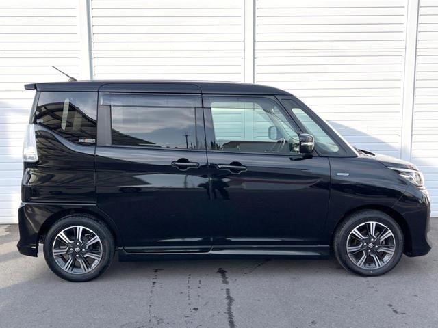 ソリオバンディット ハイブリッドＭＶ　ＫＥＮＷＯＯＤナビ　両側電動ドア　衝突被害軽減システム　レーダークルーズ　禁煙車　シートヒーター　ドラレコ　コーナーセンサー　スマートキー　ＬＥＤヘッド　ＥＴＣ　純正１５インチＡＷ　車線逸脱警報（19枚目）