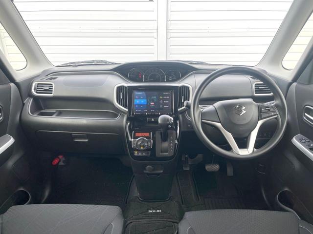 ソリオ ＧＸ２　８インチナビ　両側電動スライドドア　衝突被害軽減システム　レーダークルーズ　禁煙車　シートヒーター　スマートキー　ＬＥＤヘッドライト　ＥＴＣ　車線逸脱警報　オートライト　オートエアコン（2枚目）