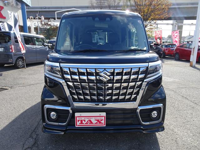 スペーシアカスタム ハイブリッドXS フルセグナビ Bluetooth パノラマモニター バックカメラ オートクルーズ シートヒーター ETC(2枚目)