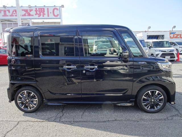 スペーシアカスタム ハイブリッドXS フルセグナビ Bluetooth パノラマモニター バックカメラ オートクルーズ シートヒーター ETC(4枚目)