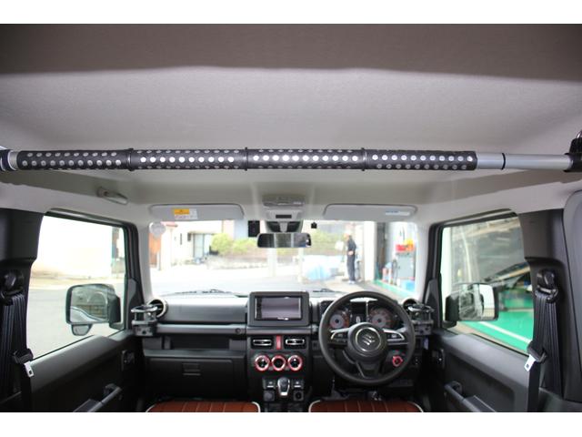 ジムニー ＸＣ　４ＷＤ　モニター付オーディオ　ドラレコ　ルーフキャリア　ドライブレコーダー　バックカメラ　オートライト　プッシュスタート　シートヒーター　オートエアコン　４ＷＤ　衝突被害軽減システム　横滑り防止機能　盗難防止システム（42枚目）