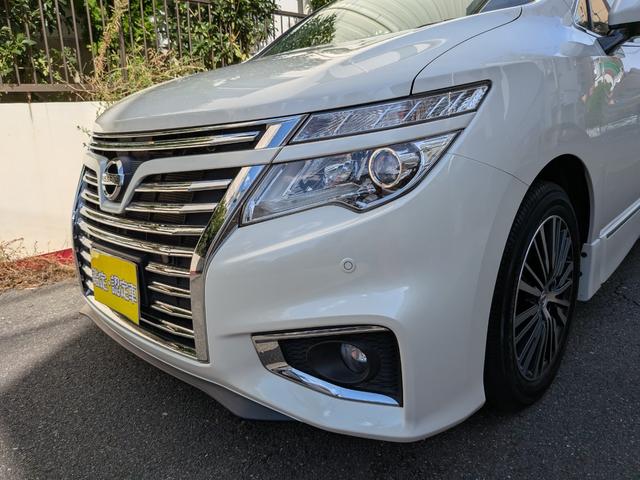 エルグランド ２５０ハイウェイスターＳ　セカンドスライドアップシート　ＨＤＤナビＴＶリアエンターテイメントシステム　アラウンドビューモニター　両側パワースライドドア　オートバックドア　ツインサンルーフ　車検整備付　ＧＯＯ鑑定ＯＢＤ診断済車両（76枚目）