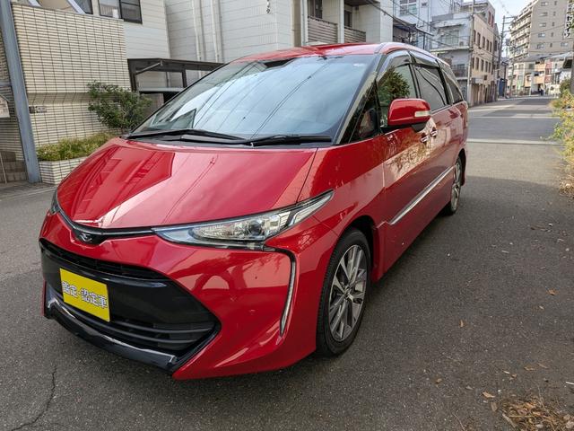 エスティマ アエラス　スマート　禁煙車　車検整備付　ＳＤナビＴＶバックカメラ　後席フリップダウンモニター　ＥＴＣ　パワーバックドア　両側パワースライドドア　ドライブレコーダー　温冷機能付レザーシート　ＧＯＯ鑑定車　ＯＢＤ診断済車両（3枚目）