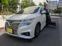 エルグランド ２５０ハイウェイスターＳ　セカンドスライドアップシート　ＨＤＤナビＴＶリアエンターテイメントシステム　アラウンドビューモニター　両側パワースライドドア　オートバックドア　ツインサンルーフ　車検整備付　ＧＯＯ鑑定ＯＢＤ診断済車両（3枚目）