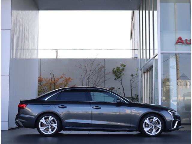 A4 35TFSI Sライン S-lineプラスパッケージ・コンフォートパッケージ・マトリクスLEDヘッドライト・スマートフォンインターフェイス・ワイヤレスチャージング・サラウンドビューカメラ/センサー・アーティフィシャルレザー(4枚目)